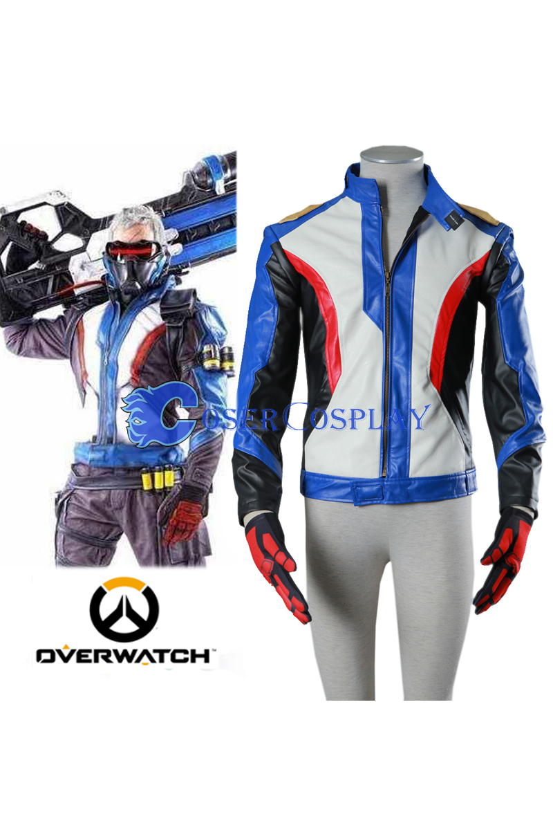 Overwatch OW Soldier 76 Jack Morrison Cosplay Costume